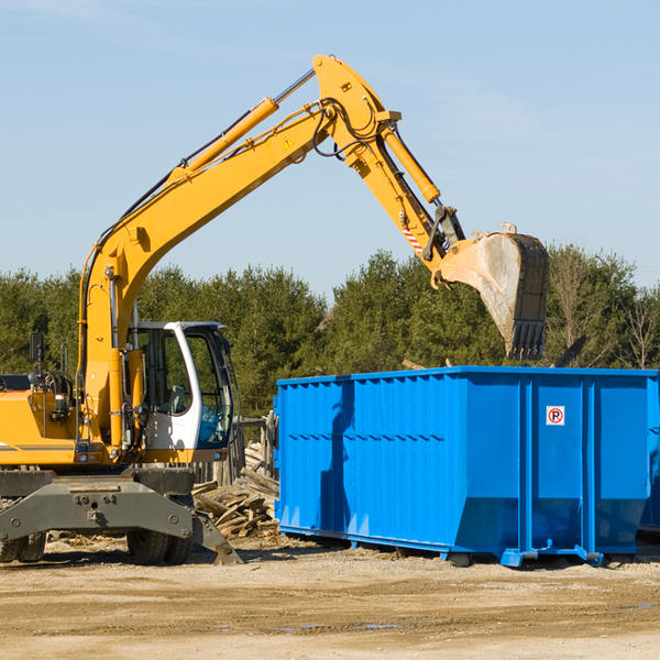 can i pay for a residential dumpster rental online in The Lakes